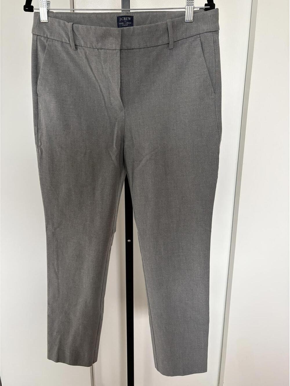J Crew Factory Gray Ruby Crop Ankle Pants 12